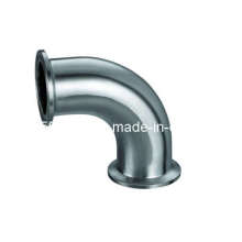 Aço inoxidável de 90 graus Sanitary Clamped Elbow